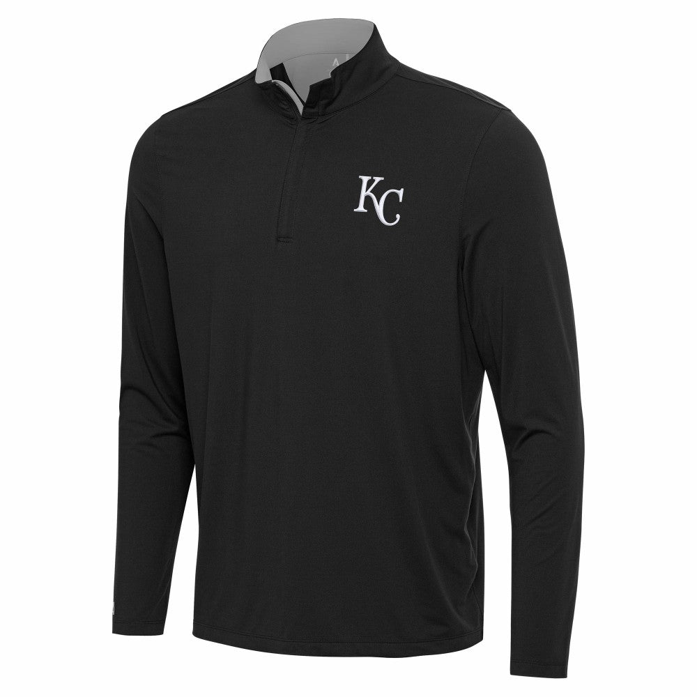 Kansas City Royals Antigua Content Quarter-Zip Top Lifestyle