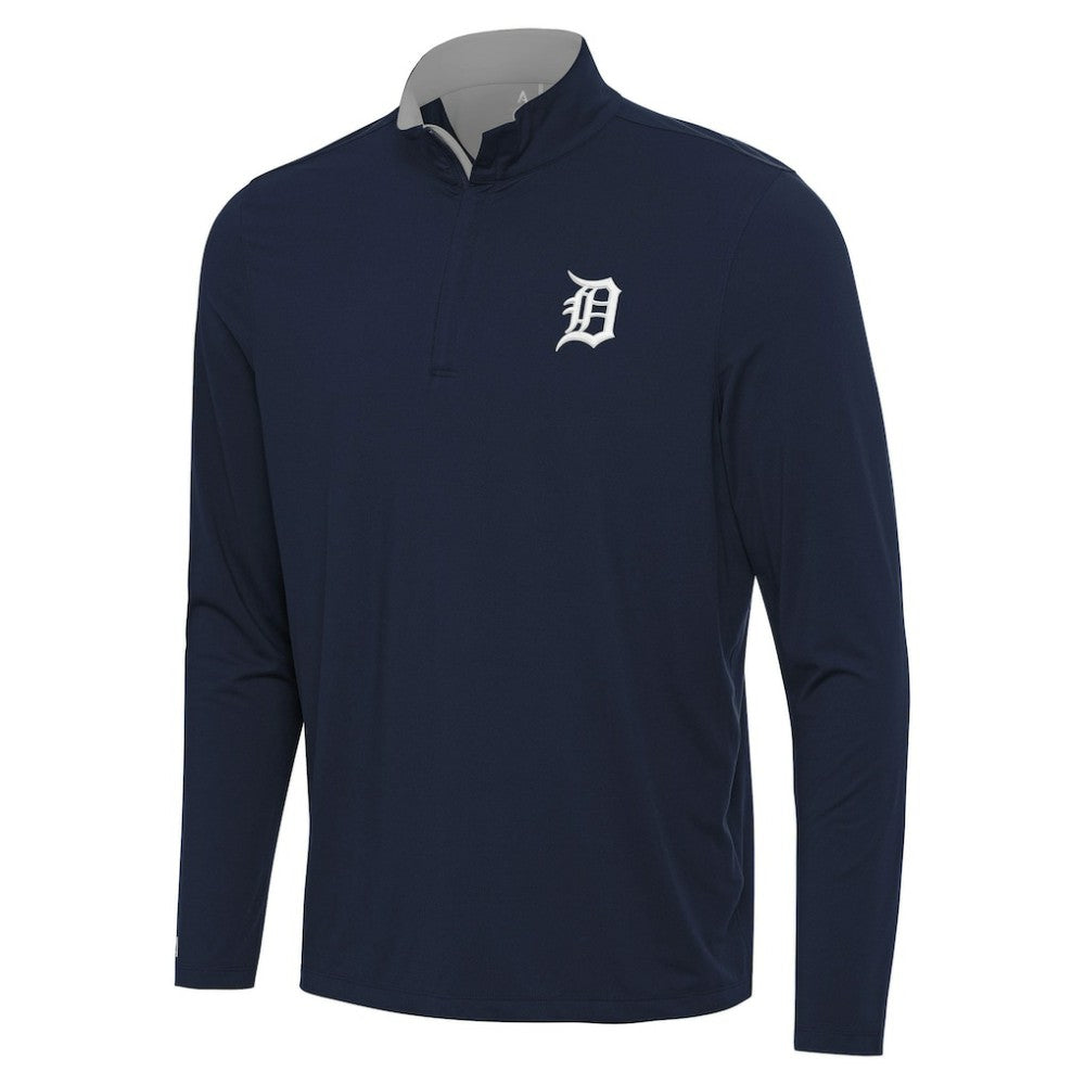Detroit Tigers Antigua Content Quarter-Zip Top for sale