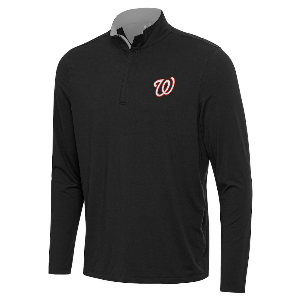 Washington Nationals Antigua Content Quarter-Zip Top discount