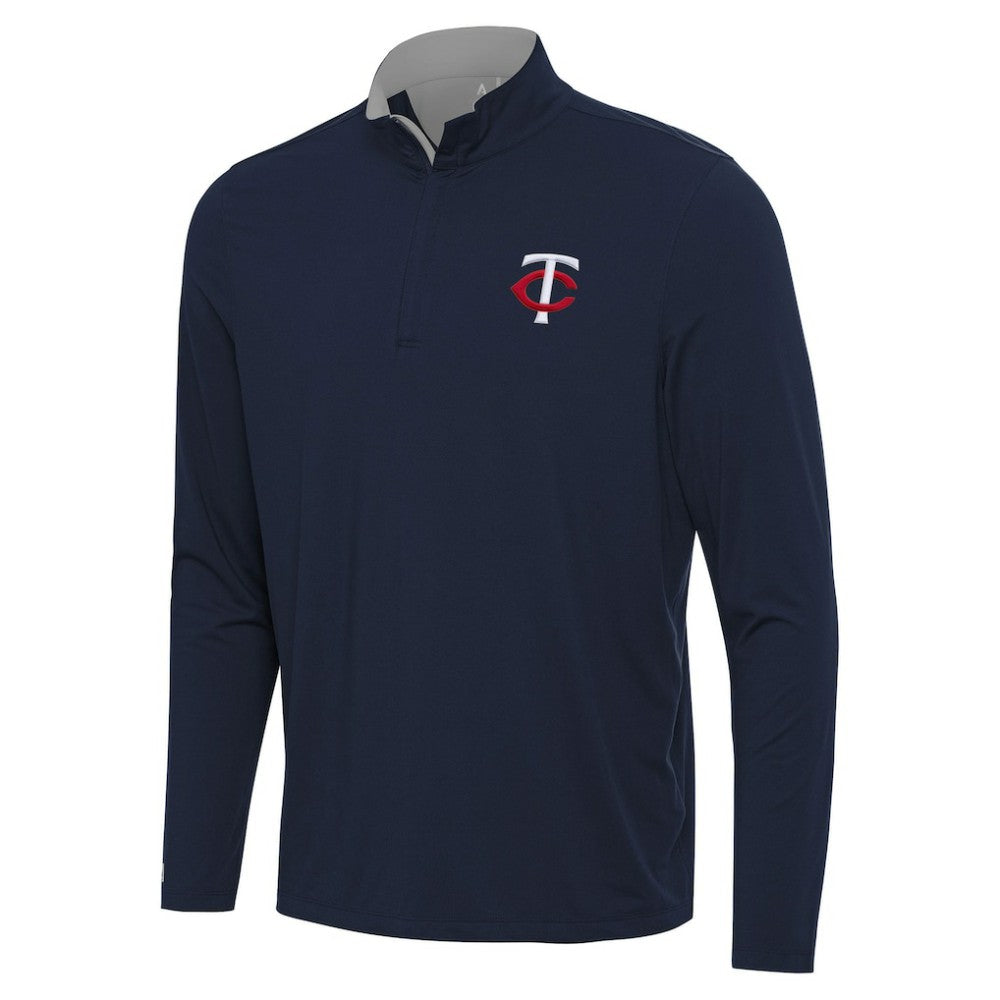 Minnesota Twins Antigua Content Quarter-Zip Top Online