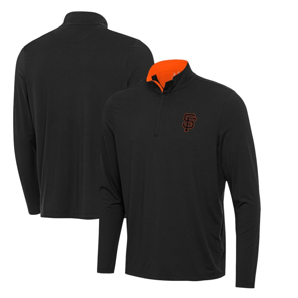 San Francisco Giants Antigua Content Quarter-Zip Top Lifestyle