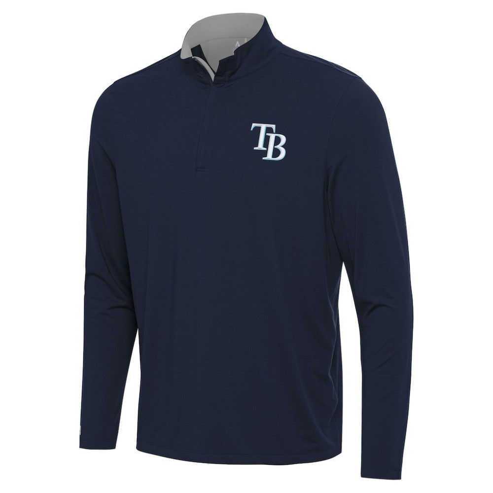 Tampa Bay Rays Antigua Content Quarter-Zip Top Clearance