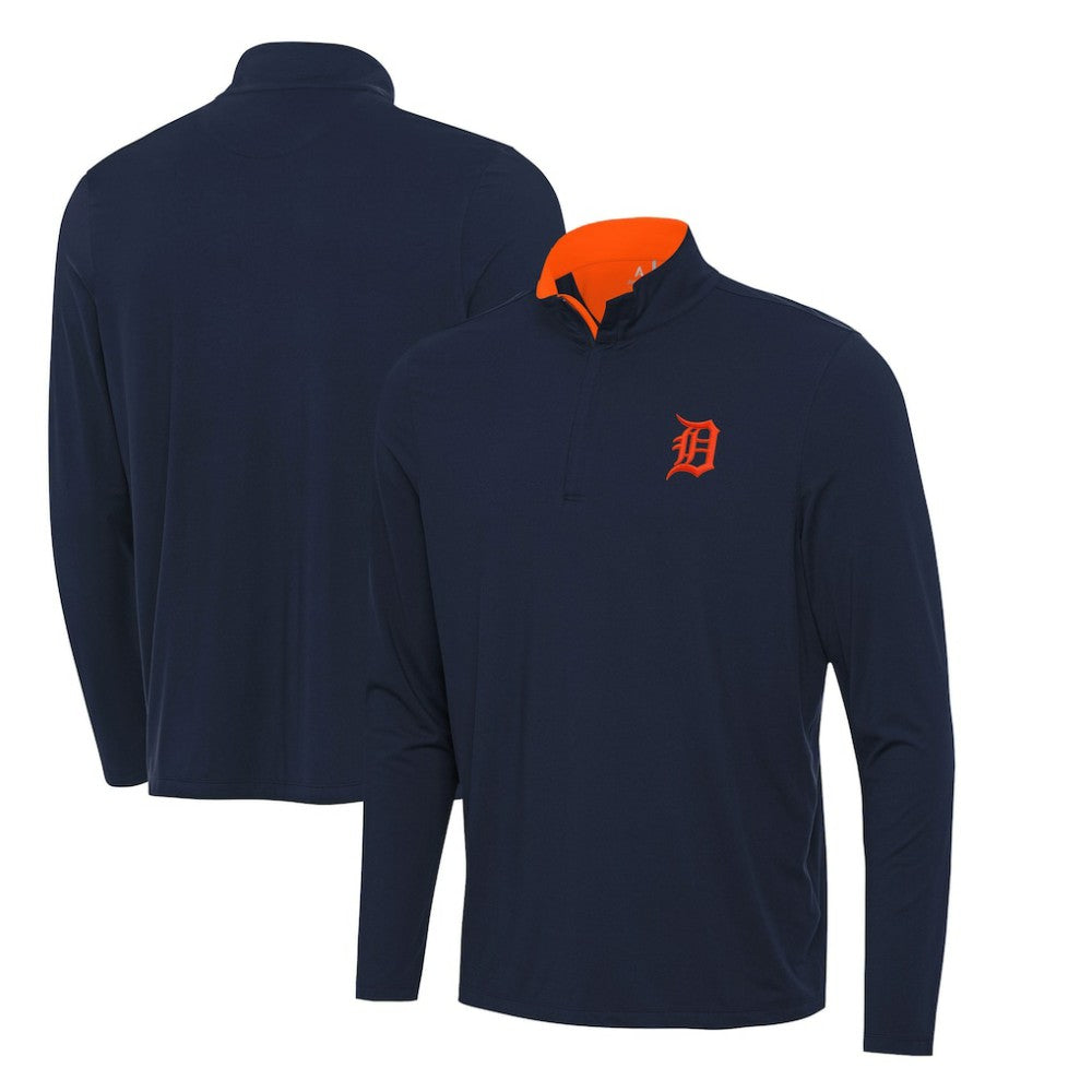Detroit Tigers Antigua Content Quarter-Zip Top discount