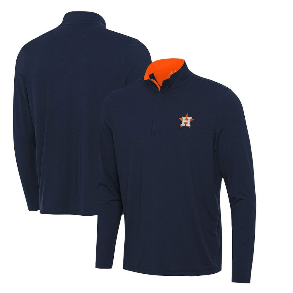 Houston Astros Antigua Content Quarter-Zip Top discount