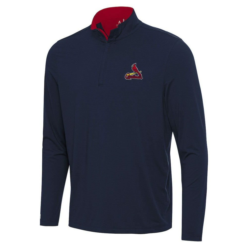 St. Louis Cardinals Antigua Content Quarter-Zip Top On Sale
