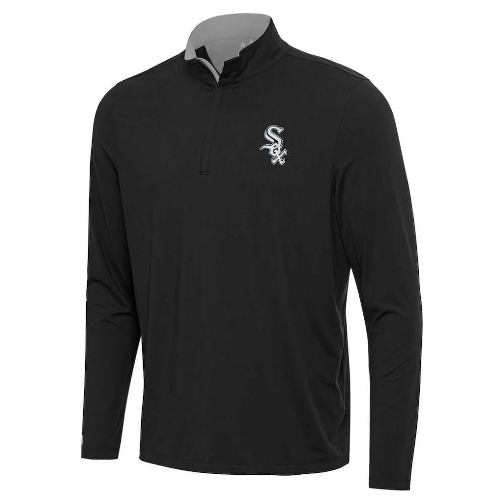 Chicago White Sox Antigua Content Quarter-Zip Top Lifestyle