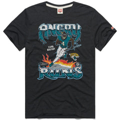 Tank Bigsby Jacksonville Jaguars Homage Unisex Angry Runs Player Graphic Tri-Blend T-Shirt Charcoal - NFL