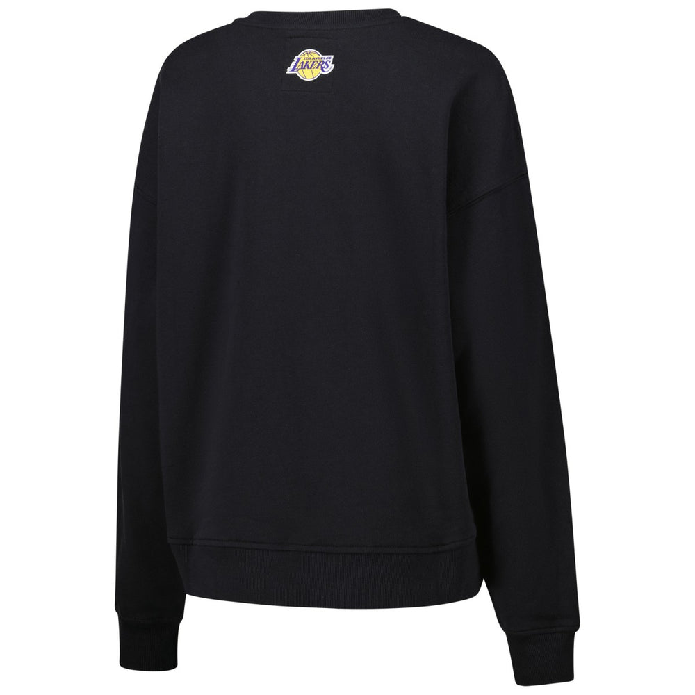 NBA - Los Angeles Lakers Terez Women's Gemstone Logo Pullover Sweatshirt - Black