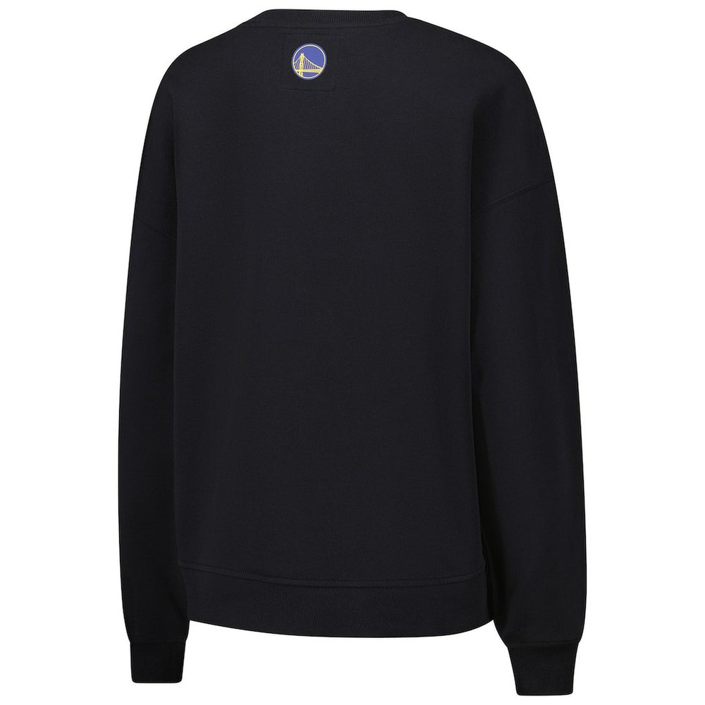 NBA - Golden State Warriors Terez Women's Gemstone Logo Pullover Sweatshirt - Black
