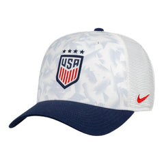 Nike USWNT Unisex Rise Printed Trucker Adjustable Hat - White