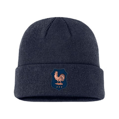 Nike France National Team Unisex Terra Cuffed Knit Hat - Navy