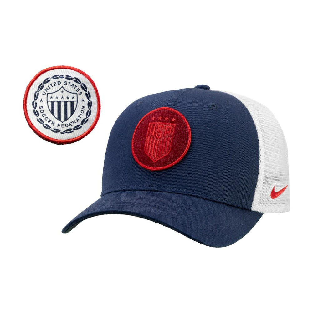 Nike USWNT Unisex Rise Trucker Adjustable Hat - Navy