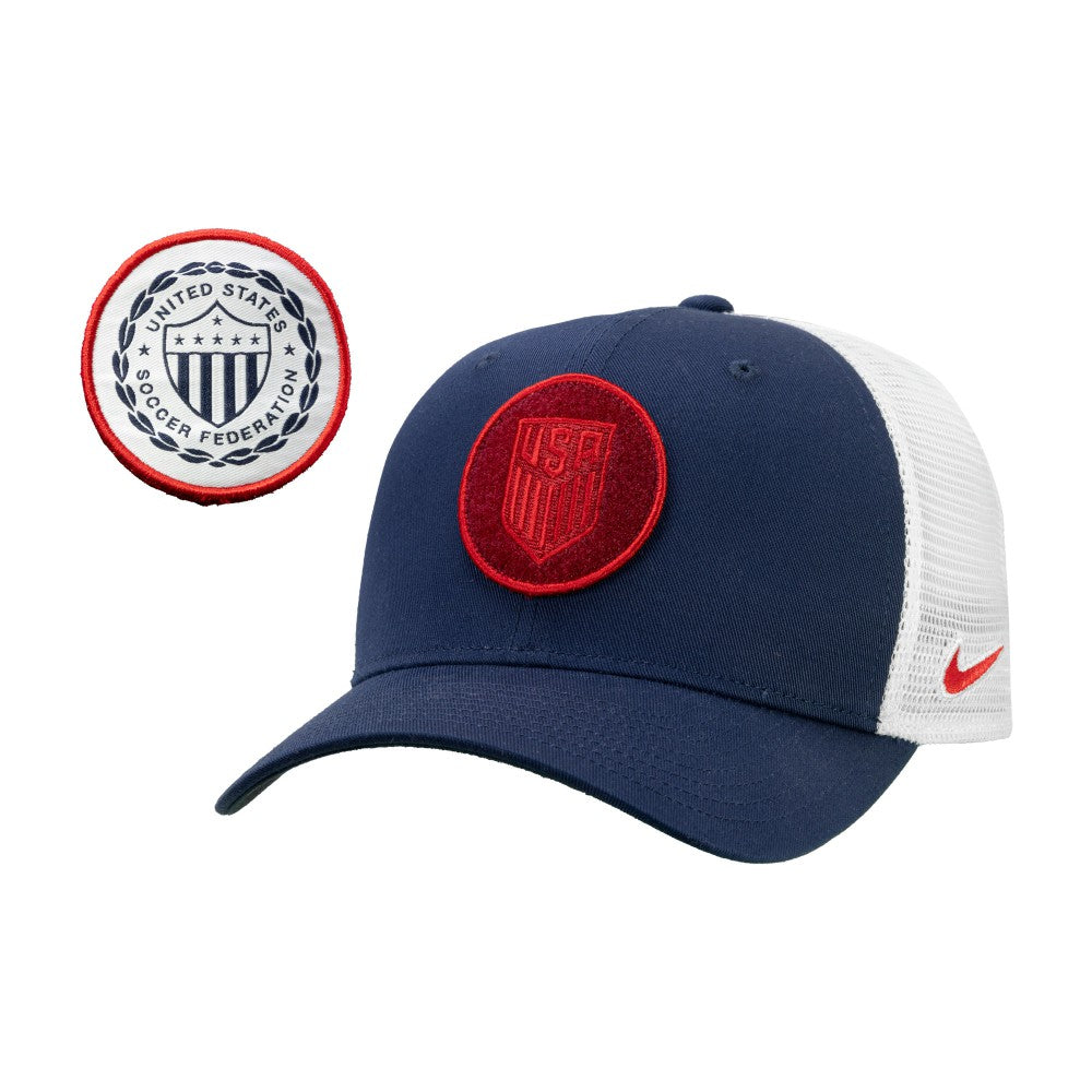 Nike USMNT Unisex Rise Trucker Adjustable Hat - Navy