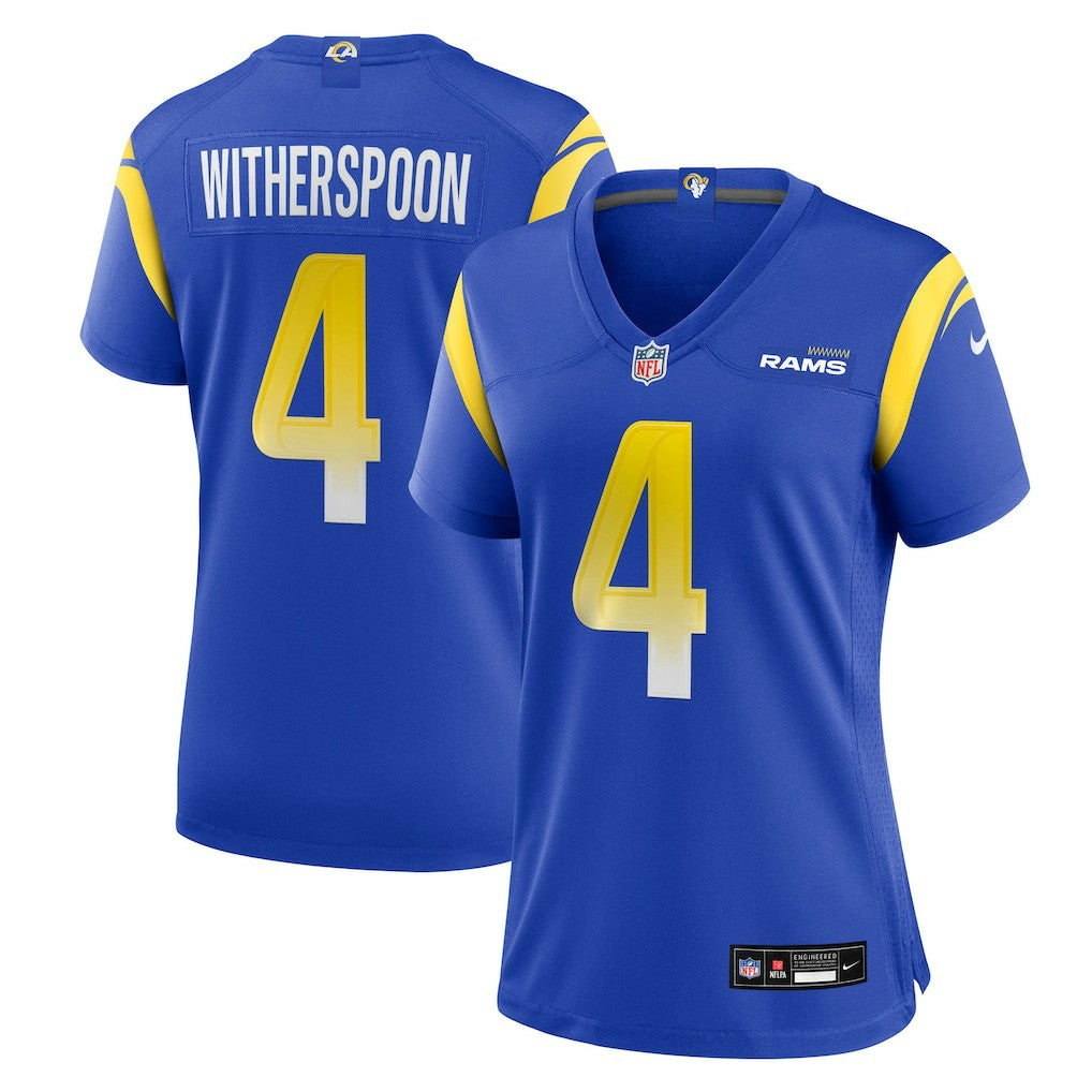 Ahkello Witherspoon Los Angeles Rams Women's Team Game Jersey Royal - Nike