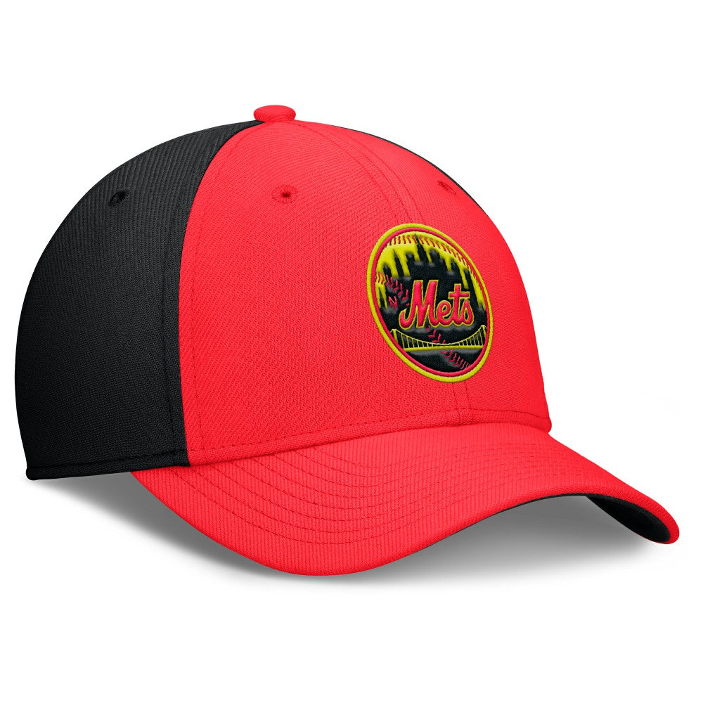 New York Mets Nike Neon 90s Rise SwooshFlex Hat On Sale
