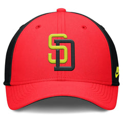 San Diego Padres Nike Neon 90s Rise SwooshFlex Hat On Sale