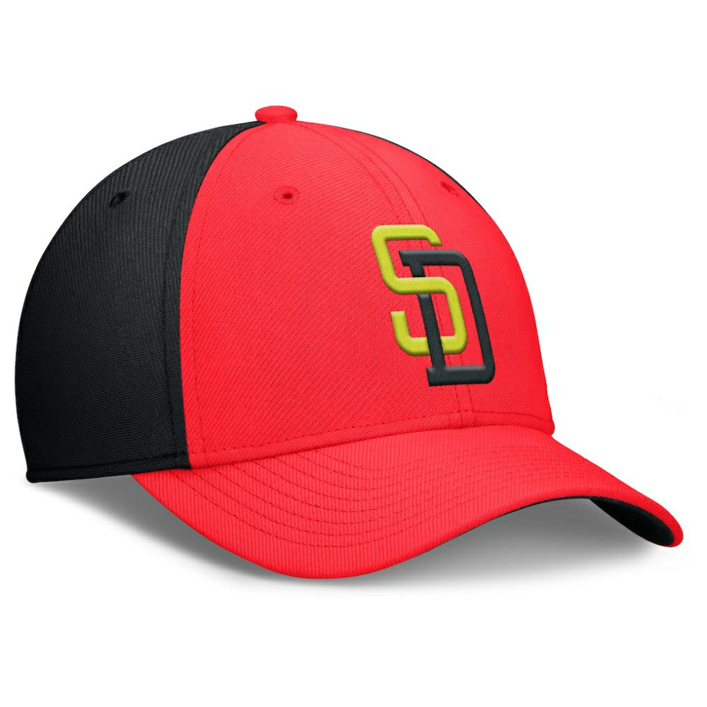 San Diego Padres Nike Neon 90s Rise SwooshFlex Hat On Sale