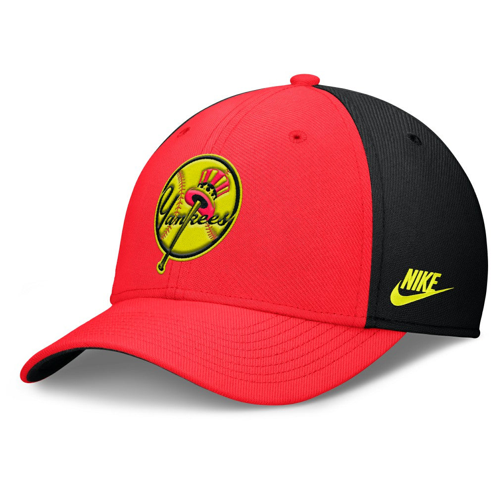 New York Yankees Nike Neon 90s Rise SwooshFlex Hat Clearance