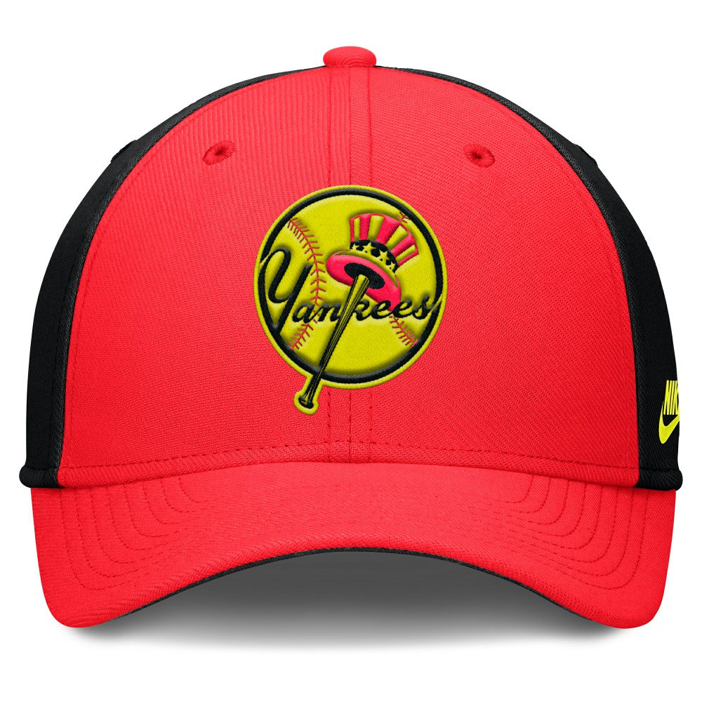 New York Yankees Nike Neon 90s Rise SwooshFlex Hat Clearance