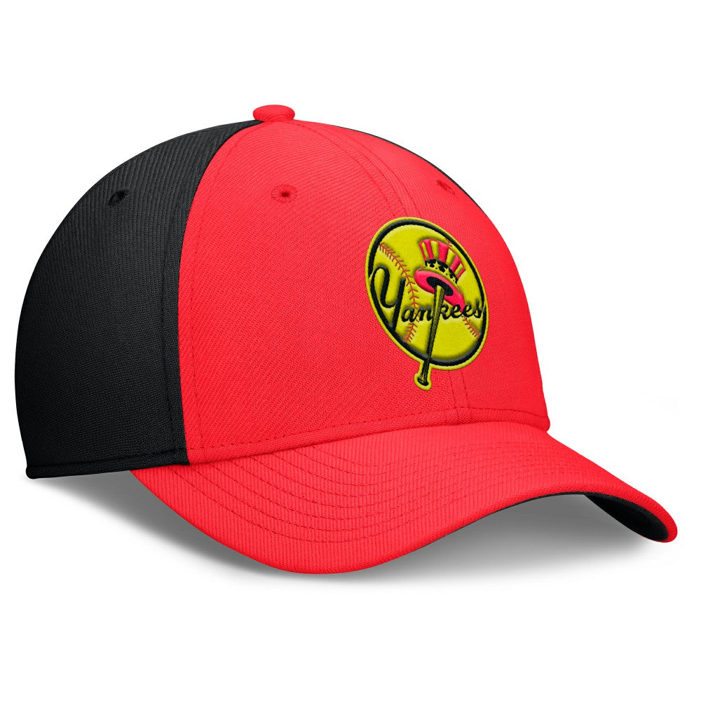 New York Yankees Nike Neon 90s Rise SwooshFlex Hat Clearance