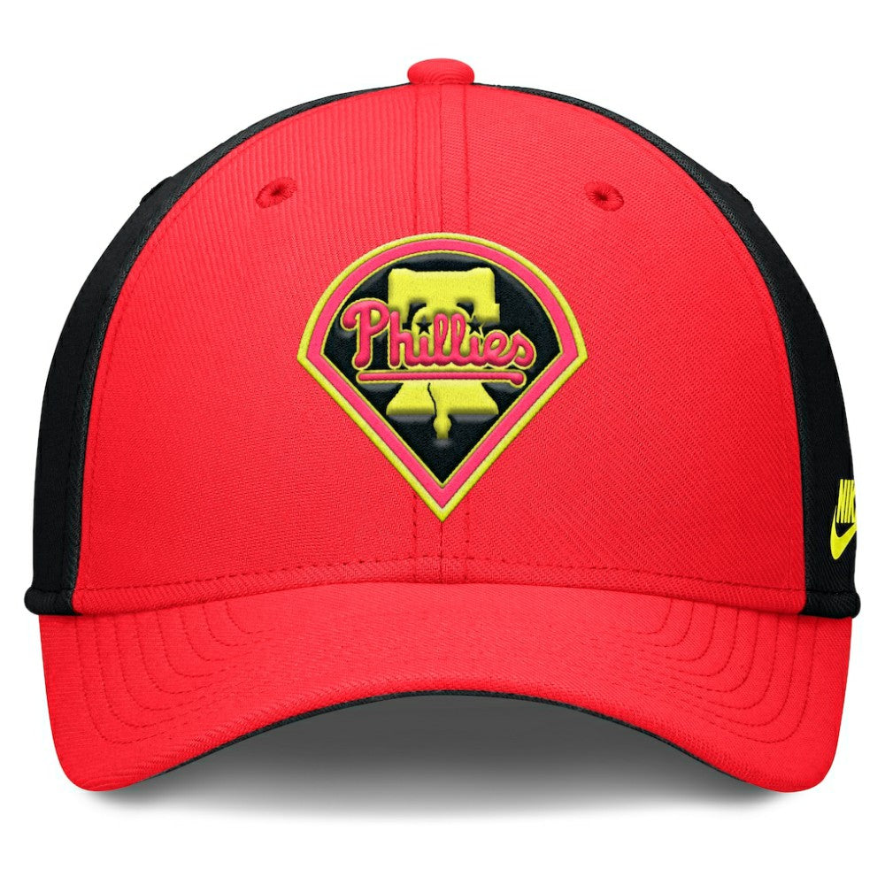 Philadelphia Phillies Nike Neon 90s Rise SwooshFlex Hat Clearance