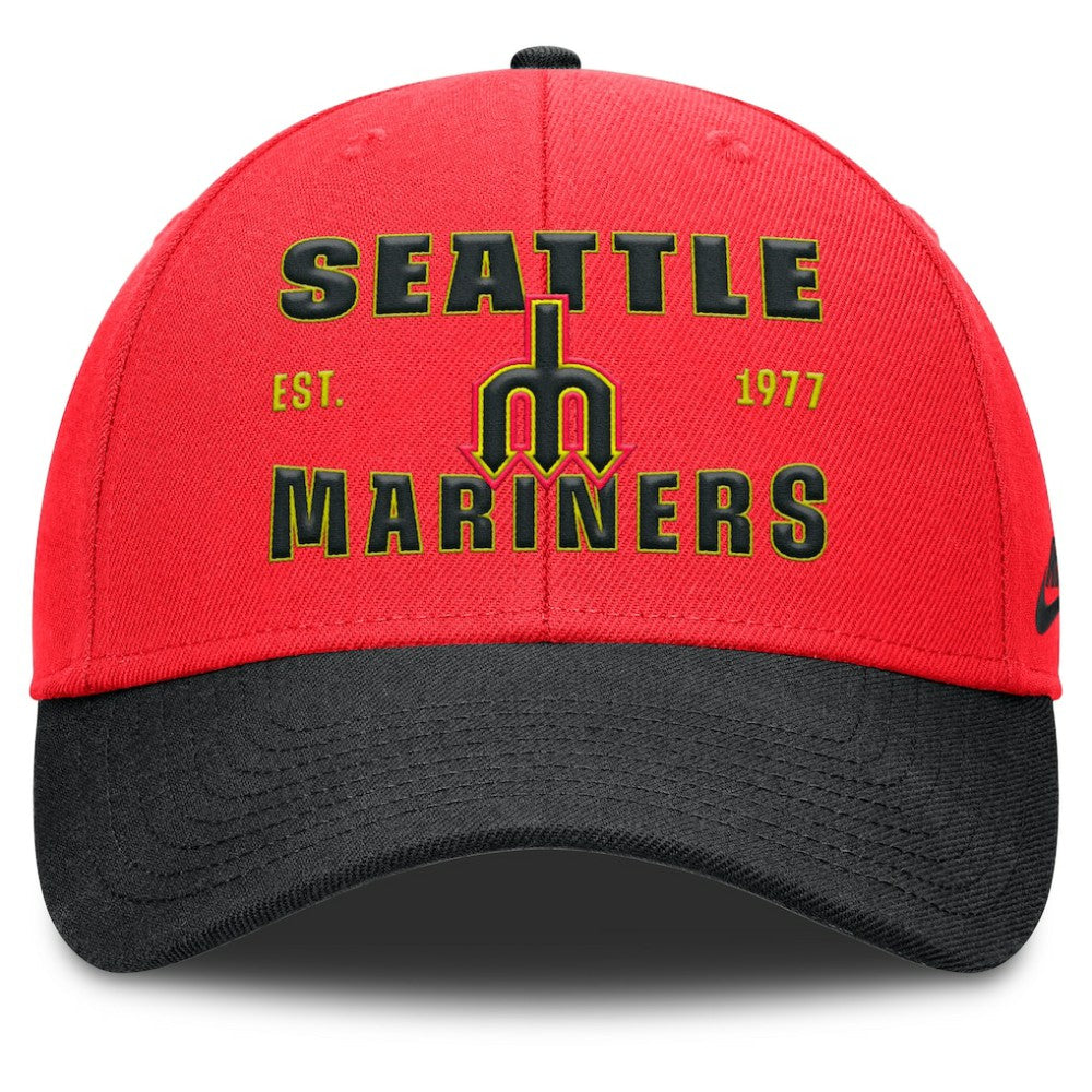 Seattle Mariners Nike Neon 90s Rise Adjustable Hat On Sale