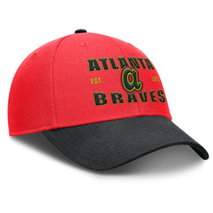 Atlanta Braves Nike Neon 90s Rise Adjustable Hat discount