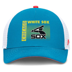 Chicago White Sox Nike Neon 90s Rise Structured Performance Adjustable Trucker Hat Online