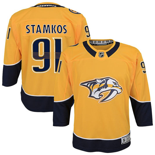 Steven Stamkos Nashville Predators Youth Home Premier Player Jersey - Gold | NHL Jerseys