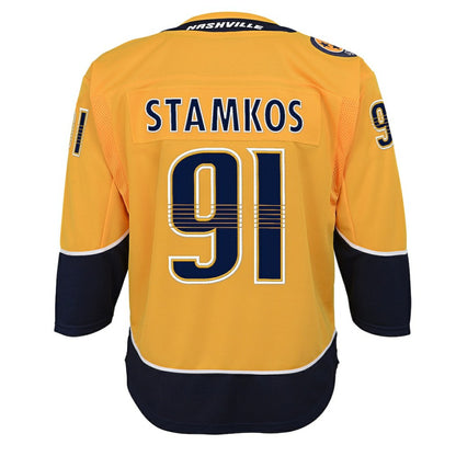 Steven Stamkos Nashville Predators Youth Home Premier Player Jersey - Gold | NHL Jerseys
