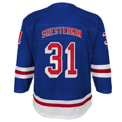 Igor Shesterkin New York Rangers Youth Home Premier Player Jersey Blue