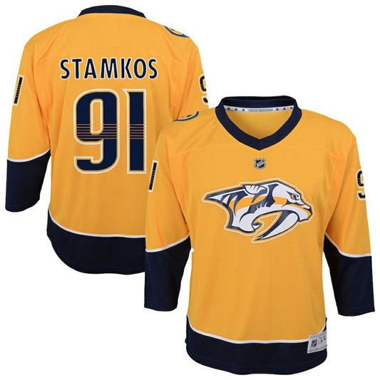 Steven Stamkos Nashville Predators Youth Alternate Replica Player Jersey - Gold | NHL Jerseys