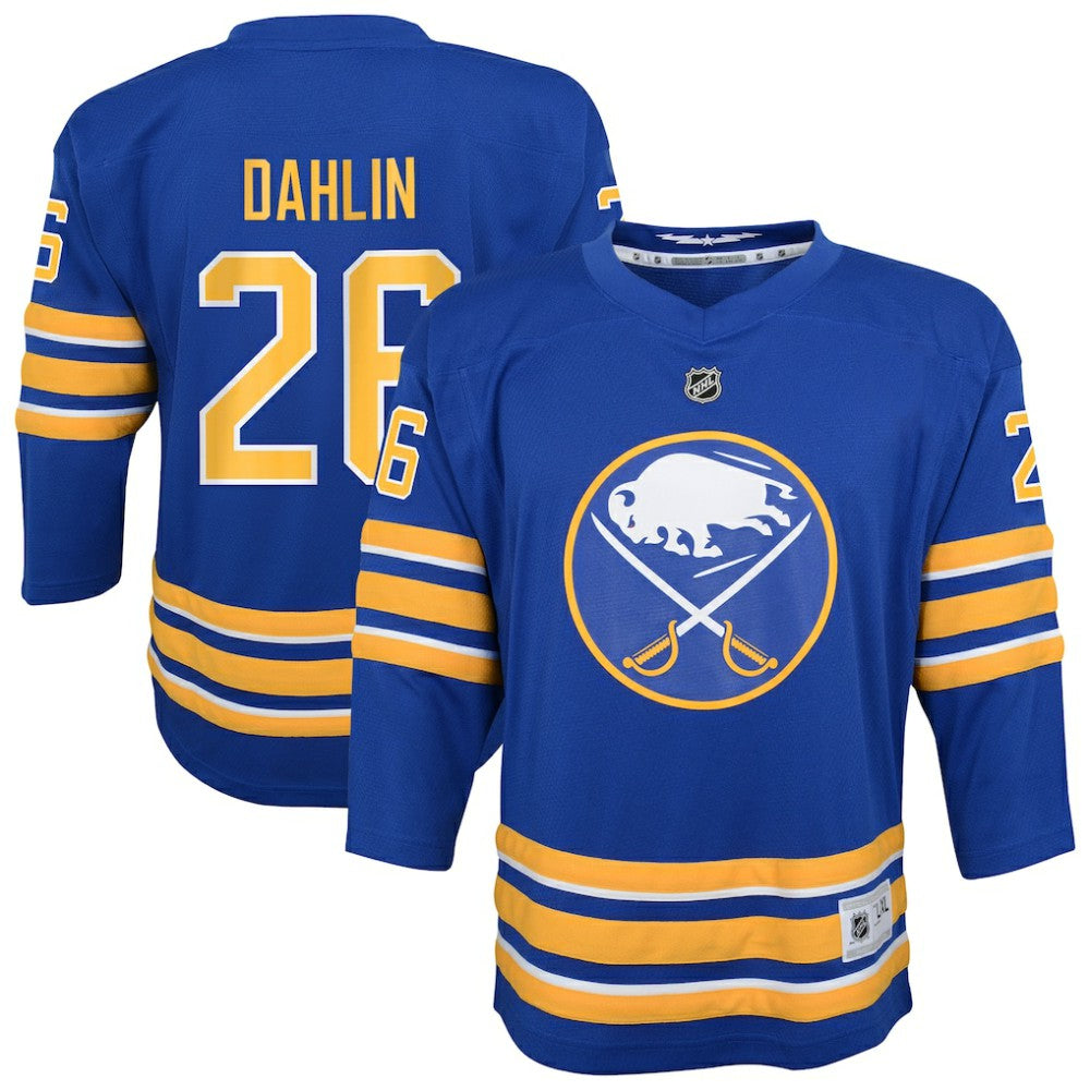 Rasmus Dahlin Buffalo Sabres Youth Home Replica Player Jersey - Navy | NHL Jerseys