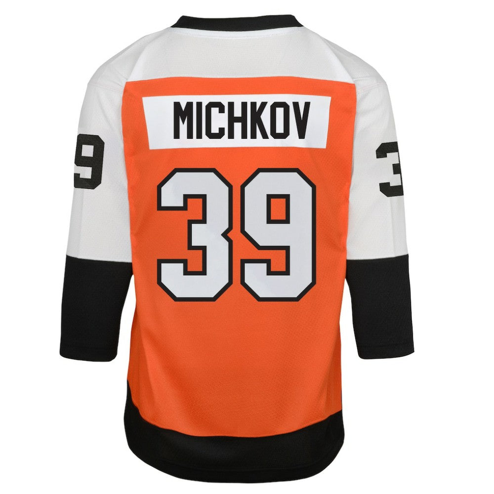 Matvei Michkov Philadelphia Flyers Youth Home Replica Player Jersey - Orange | NHL Jerseys