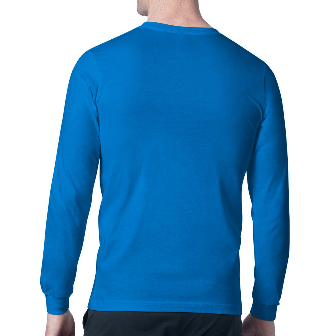 Detroit Lions Starter Retro Team Logo Long Sleeve T-Shirt Blue - NFL