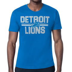 Detroit Lions Starter Retro Team Logo T-Shirt  Blue - NFL