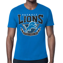 Detroit Lions Starter '80s Inspired Team Logo T-Shirt  Blue - NFL