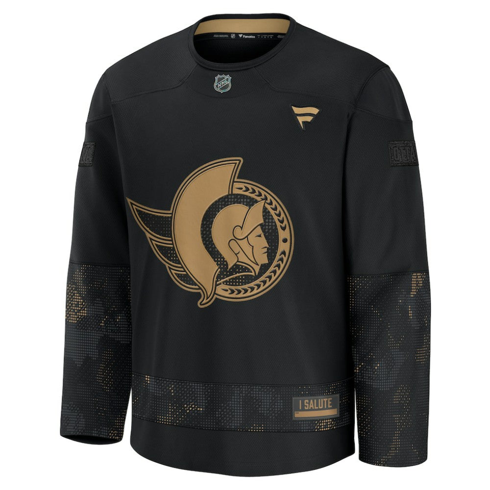 Ottawa Senators - Fanatics 2024 Military Appreciation Practice Jersey Black