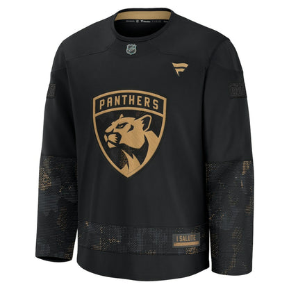 Florida Panthers Fanatics 2024 Military Appreciation Practice Jersey - Black | NHL Jerseys