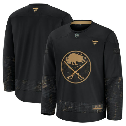 Buffalo Sabres Fanatics 2024 Military Appreciation Practice Jersey - Black | NHL Jerseys