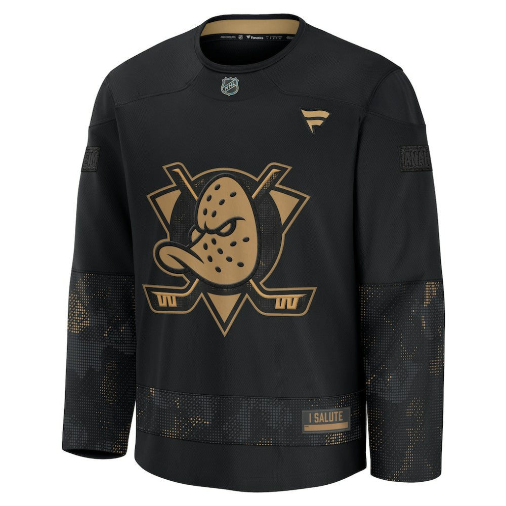 Anaheim Ducks - Fanatics 2024 Military Appreciation Practice Jersey Black