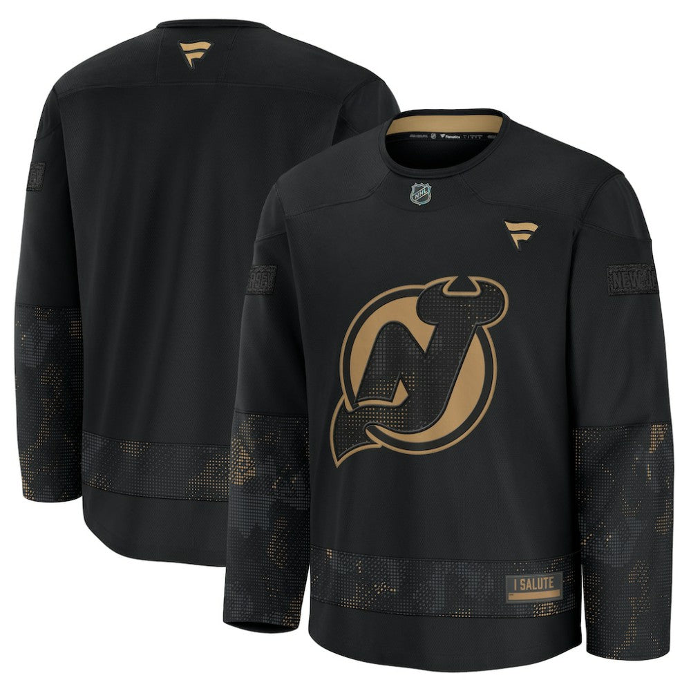 New Jersey Devils - Fanatics 2024 Military Appreciation Practice Jersey Black