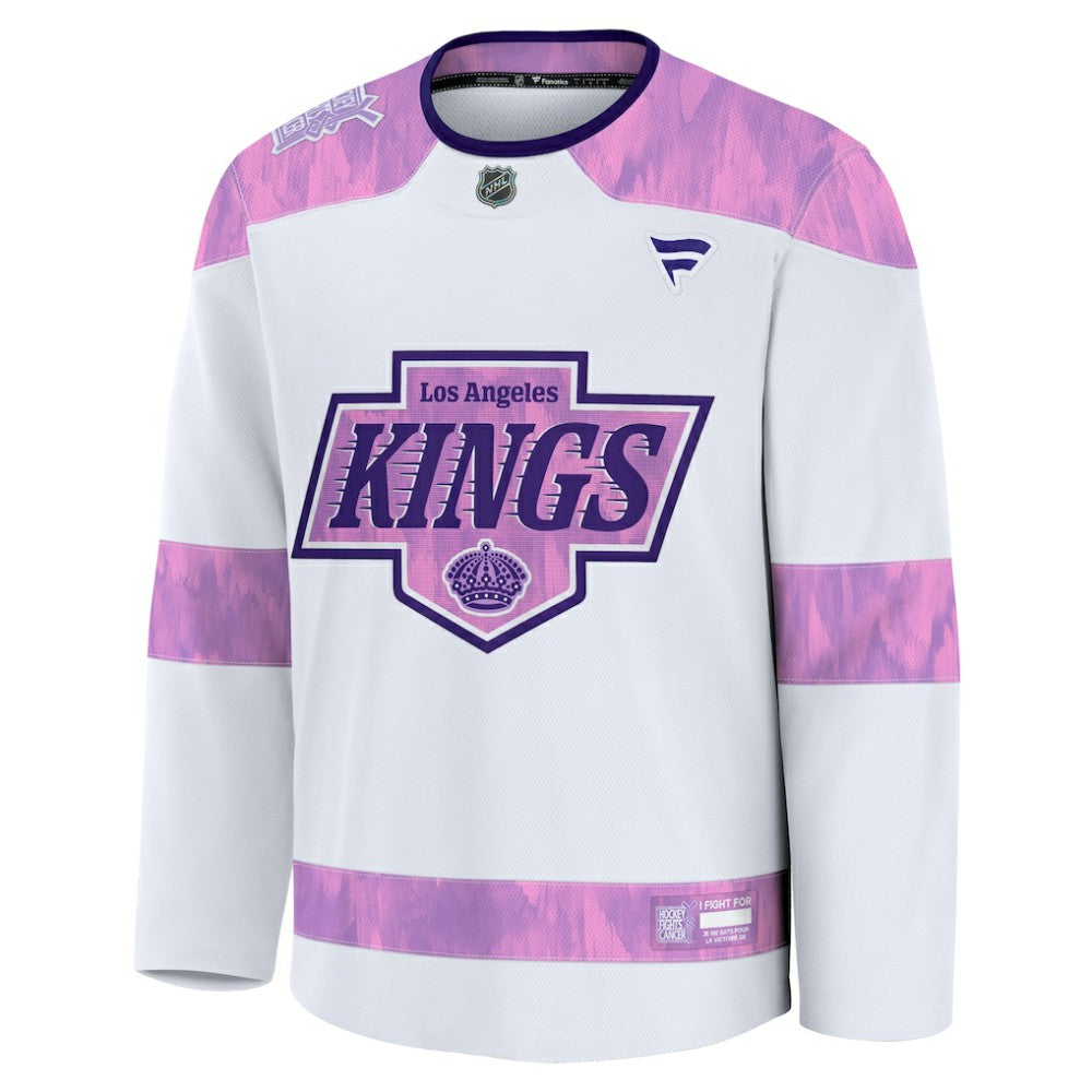 Los Angeles Kings - Fanatics 2024 Hockey Fights Cancer Practice Jersey White
