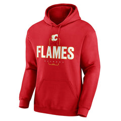 Calgary Flames - Personalized Name & Number Midfielder Pullover Hoodie Red