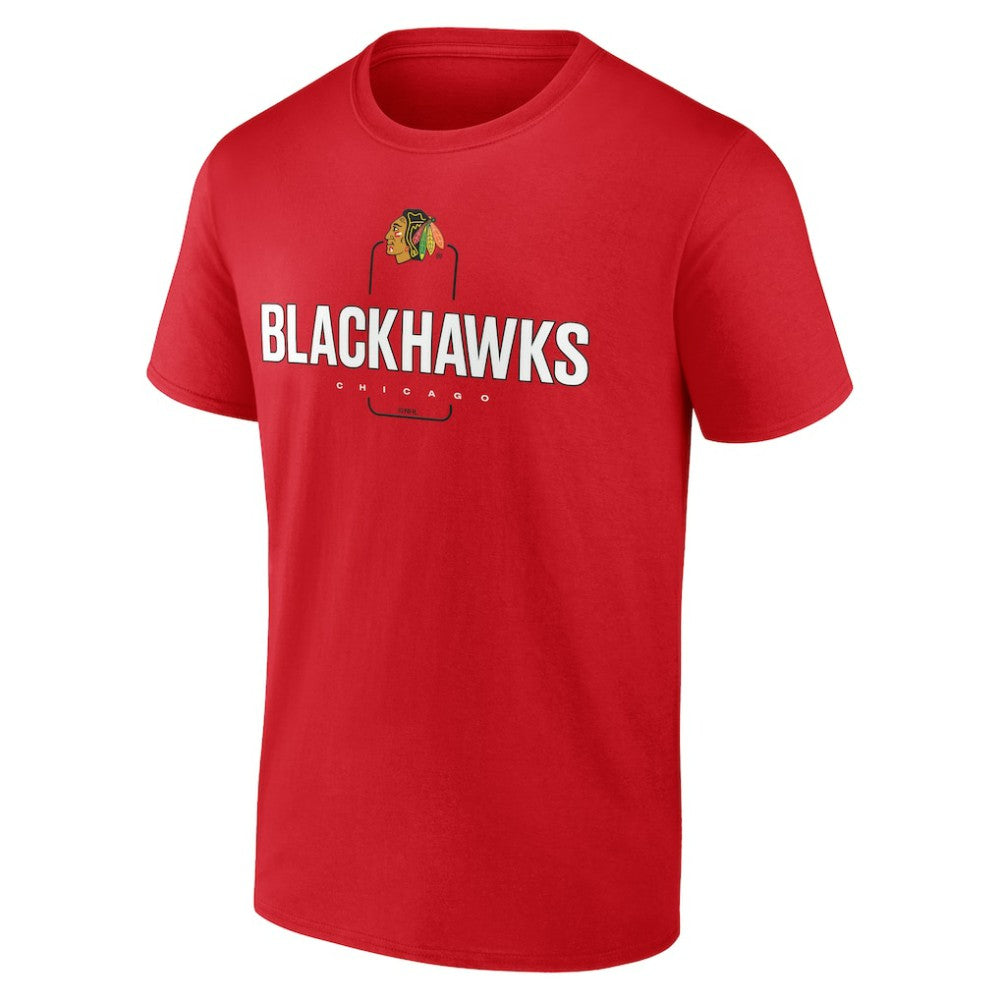 Chicago Blackhawks Personalized Name & Number Midfielder T-Shirt Red