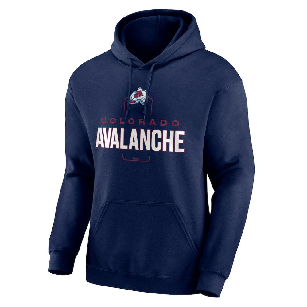 Colorado Avalanche - Personalized Name & Number Midfielder Pullover Hoodie Navy
