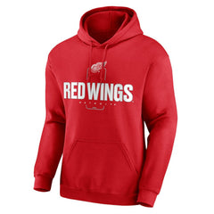 Detroit Red Wings - Personalized Name & Number Midfielder Pullover Hoodie Red