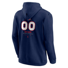 Montreal Canadiens - Personalized Name & Number Midfielder Pullover Hoodie Navy