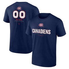 Montreal Canadiens - Personalized Name & Number Midfielder T-Shirt Navy