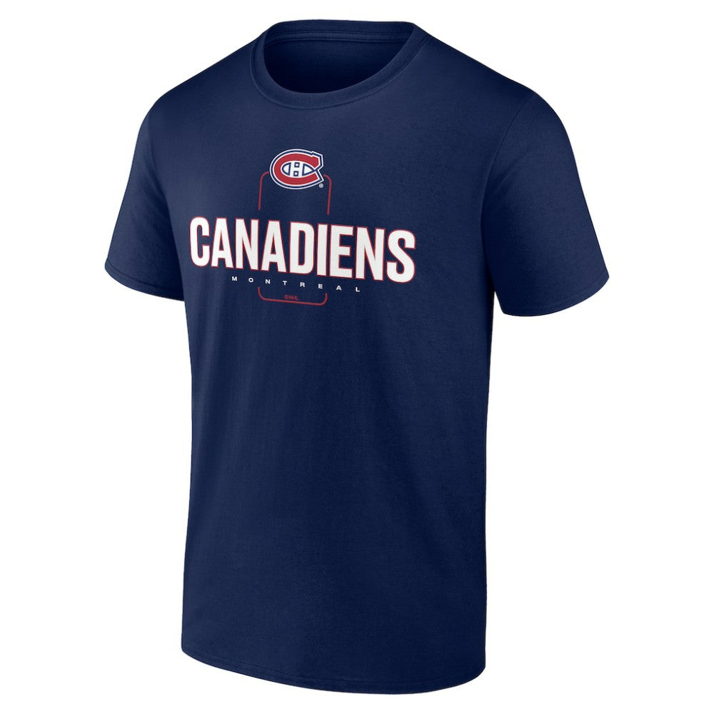 Montreal Canadiens - Personalized Name & Number Midfielder T-Shirt Navy